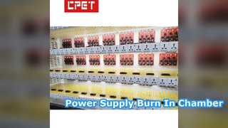 Alimentation électrique brûlée dans l'équipement de test de chambre